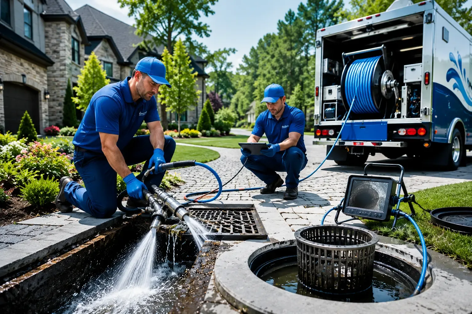 Local outdoor drain cleaning professionals in Brant, MI